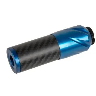 asgbox.pl - Karbonowy tłumik dźwięku DSL2 36x100mm - Niebieski