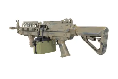 Karabin maszynowy ASG A&K MK 46 MOD 0 Battleworn Flat Dark Earth - obrazek 2