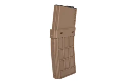 asgbox.pl - Magazynek typu Hi-Cap do replik M4 na 450 kulek Tan