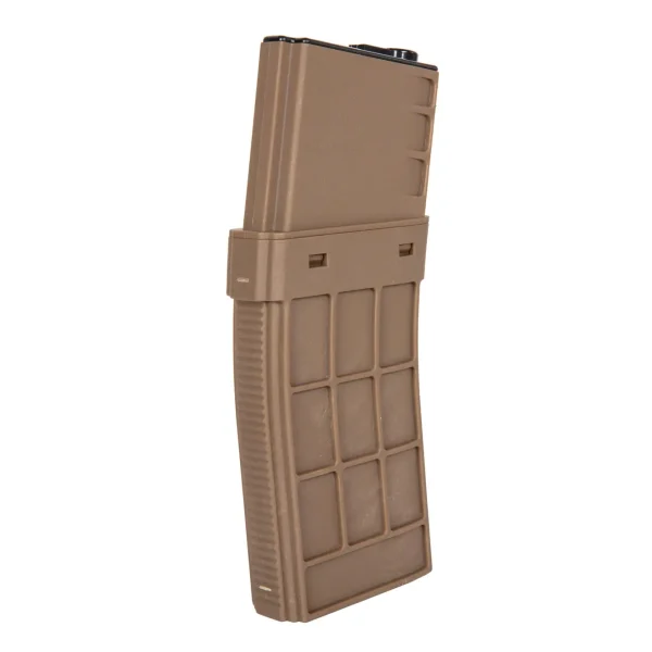 asgbox.pl - Magazynek typu Hi-Cap do replik M4 na 450 kulek Tan