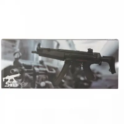 Replika pistoletu maszynowego SWAT (B.R.S.S.) - czarna (OUTLET) OUT-72-035997-00 asgbox.pl Replika pistoletu maszynowego SWAT (B.R.S.S.) - czarna (OUTLET) OUT-72-035997-00 asgbox.pl