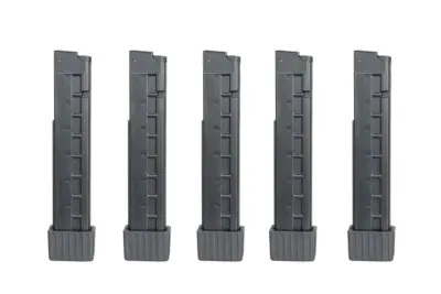 Zestaw 5 magazynków mid-cap 110 kulek do replik APC9 - obrazek 2
