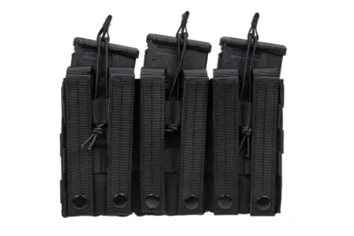asgbox.pl - Potrójna ładownica typu Open na magazynki  M4/M16 Specna Arms Czarna