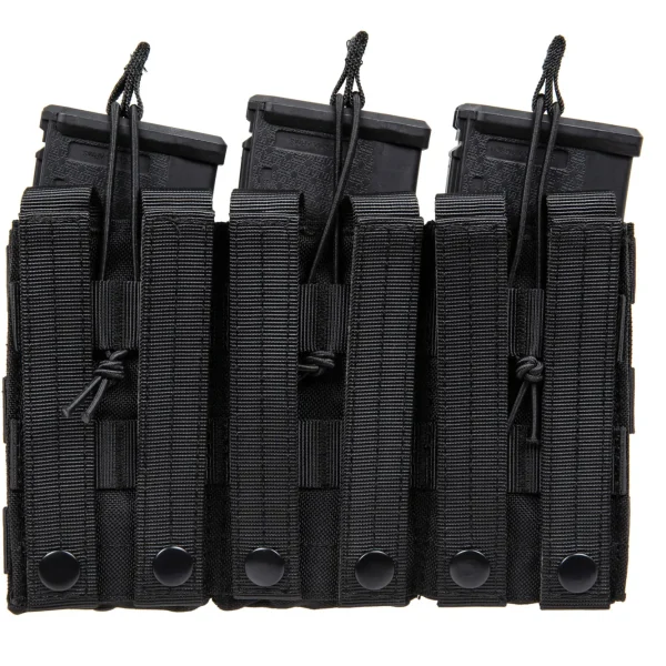 asgbox.pl - Potrójna ładownica typu Open na magazynki  M4/M16 Specna Arms Czarna