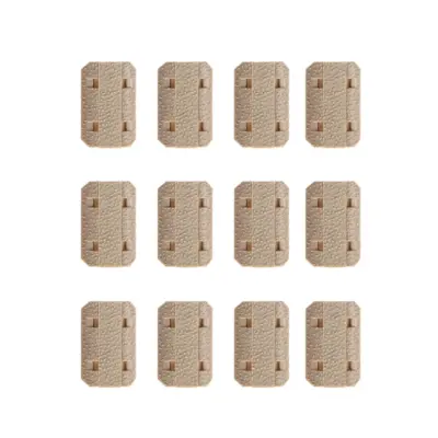 asgbox.pl - Zestaw okładzin Type2 na szynę KeyMod - tan