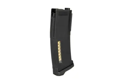asgbox.pl - Magazynek EPM mid-cap 150 kulek do replik TM Recoil Shock M4/SCAR - Czarny