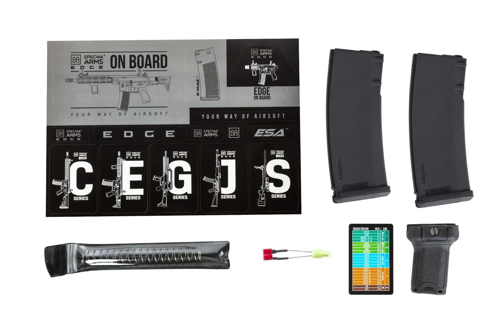 Karabinek ASG Specna Arms RRA SA-E03 EDGE™ HAL ETU™ Czarny OD-G-SPE-01-041597-00 asgbox.pl Karabinek ASG Specna Arms RRA SA-E03 EDGE™ HAL ETU™ Czarny - obrazek 3