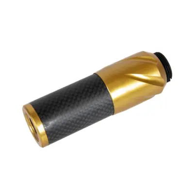 Karbonowy tłumik dźwięku DSL2 36x100mm - Złoty CRI-09-037687-00 asgbox.pl Karbonowy tłumik dźwięku DSL2 36x100mm - Złoty CRI-09-037687-00 asgbox.pl