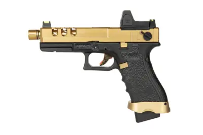 EU18 Pistol Replica with BDS Red Dot - Vented Gold - obrazek 2