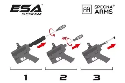 Replika karabinka SA-C24 CORE™ - czarna (OUTLET) - obrazek 2