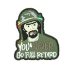 asgbox.pl - Naszywka 3D - You Never Go Full Retard
