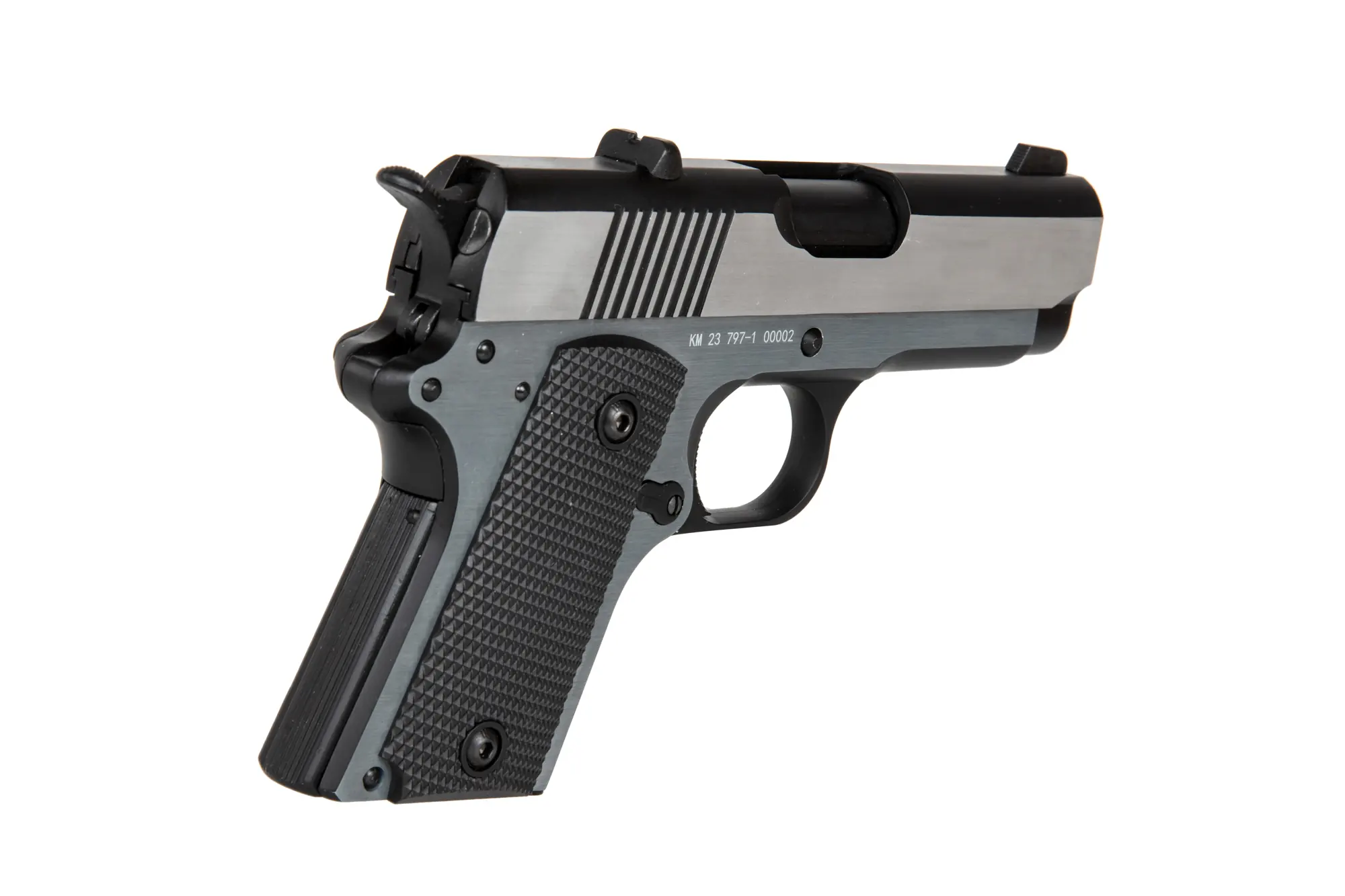 Replika pistoletu AM.45 (797) - Srebrny OD-G-DBY-02-036621-00 asgbox.pl Replika pistoletu AM.45 (797) - Srebrny - obrazek 2