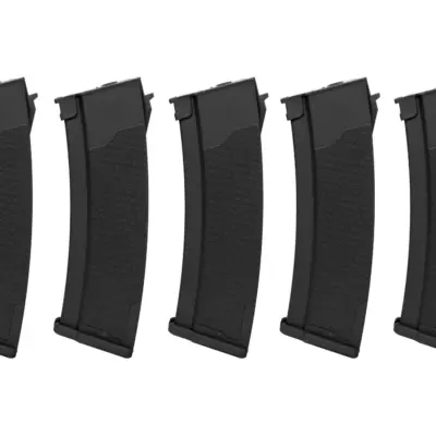 Alternative view of Zestaw 5 magazynków S-Mag do serii J - Hi-cap - czarny