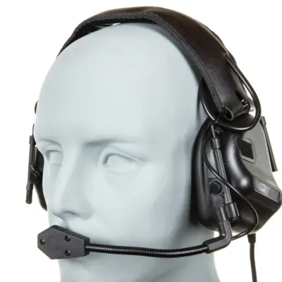 asgbox.pl - Taktyczny zestaw słuchawkowy Wosport HD-08 Gen. 5 Czarny