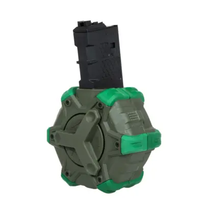 Bębnowy magazynek green gas do M4/16 - Oliwkowy WET-05-035366-00 asgbox.pl