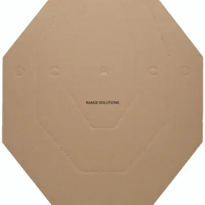 asgbox.pl - Kartonowa Tarcza IPSC Range Solution Brązowa 1szt