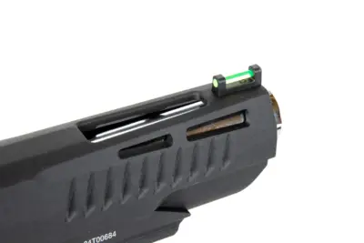 Pistolet ASG Modify Trinity Hi-Capa 5.1 (Aluminiowy zamek) Green Gas Czarny - obrazek 4