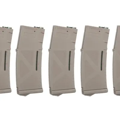asgbox.pl - Magazynek Mid-Cap 130/ 30 kulek Arcturus EMM M4/M16 Variable-Cap do replik M4/M16 Flat Dark Earth (5 pack)