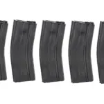 asgbox.pl - Zestaw 5 magazynków Hi-Cap 350 kulek Arcturus EMM M4/M16 Metal Wheel (QPQ) Czarny