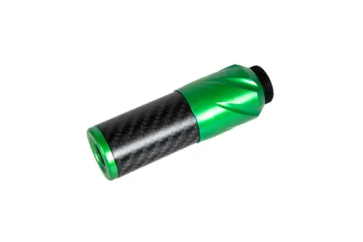 asgbox.pl - Karbonowy tłumik dźwięku DSL2 36x100mm - Zielony