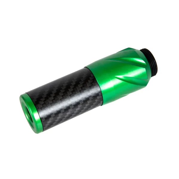 asgbox.pl - Karbonowy tłumik dźwięku DSL2 36x100mm - Zielony