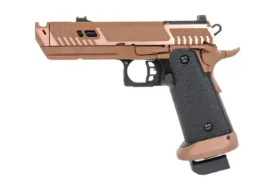 Pistolet ASG SRC Sahara Viper DUAL POWER z magazynkiem green gas Flat Dark Earth - obrazek 2