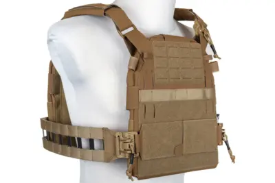 Kamizelka Taktyczna typu Plate Carrier Specna Arms Tactical QR III Tan - obrazek 2