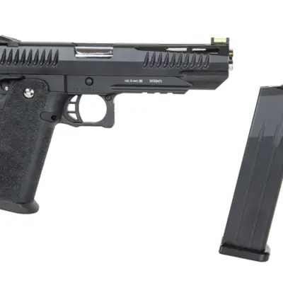 Alternative view of Pistolet ASG Modify Trinity Hi-Capa 5.1 (Nylonowy zamek) Green Gas Czarny