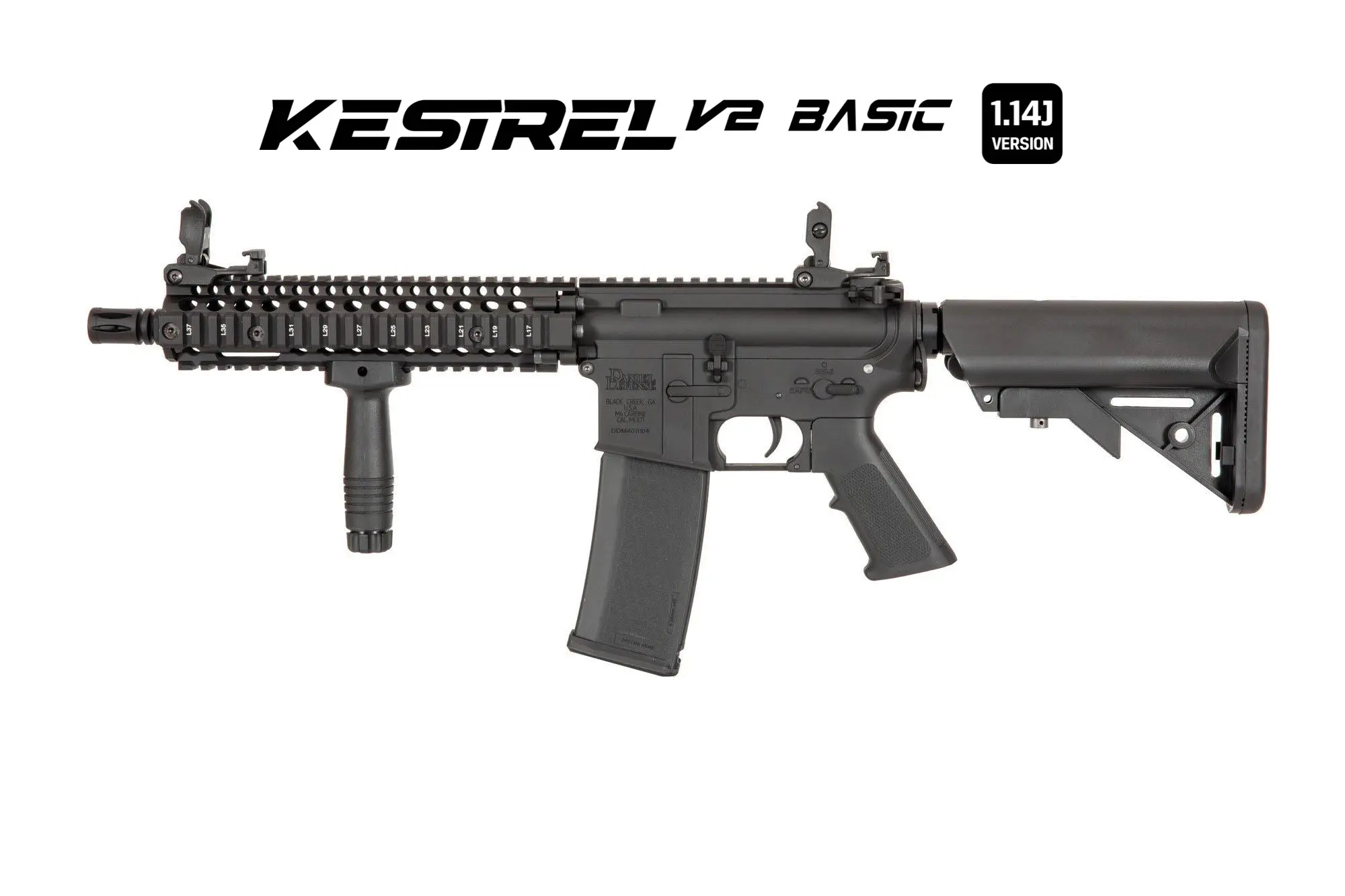 Karabinek ASG Specna Arms Daniel Defense® MK18 SA-E19 EDGE™ Kestrel™ ETU 1.14 J Czarny OD-G-SPE-01-044348-00 asgbox.pl Karabinek ASG Specna Arms Daniel Defense® MK18 SA-E19 EDGE™ Kestrel™ ETU 1.14 J Czarny - obrazek 5