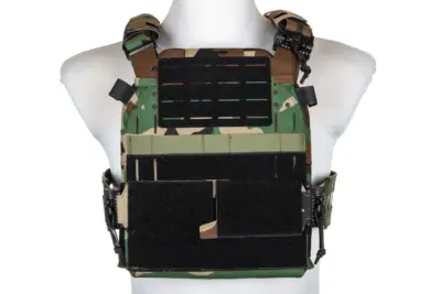 asgbox.pl - Kamizelka Taktyczna typu Plate Carrier Specna Arms Tactical QR III Woodland