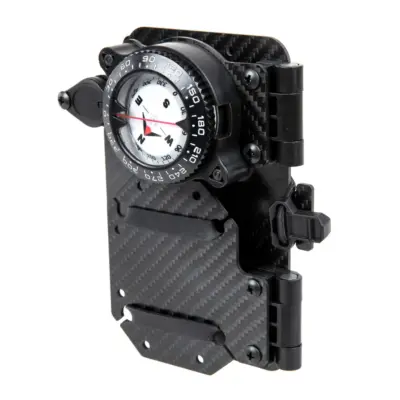 asgbox.pl - Taktyczny uchwyt na telefon z kompasem FMA TB1451-B Czarny