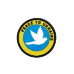asgbox.pl - Naszywka PEACE TO UKRAINE