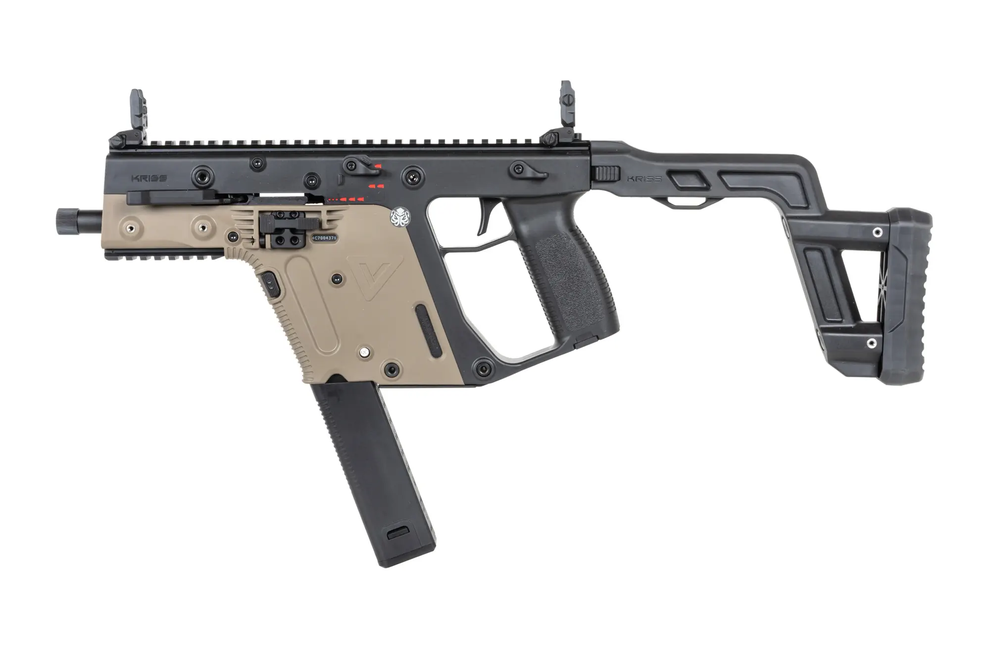 Pistolet maszynowy ASG Krytac Kriss Vector GBB Half-Tan KRT-02-046508-00 asgbox.pl Pistolet maszynowy ASG Krytac Kriss Vector GBB Half-Tan - obrazek 3