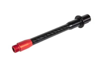 Lufa zewnętrzna do M4/M16 Mancraft Hybrid CNC -Carbon 7" Czerwony - obrazek 3