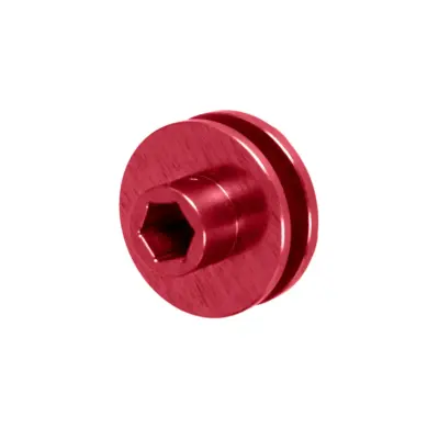 asgbox.pl - Aluminiowe pokrętło CNC Hop Up do replik STORM PC1 Czerwony