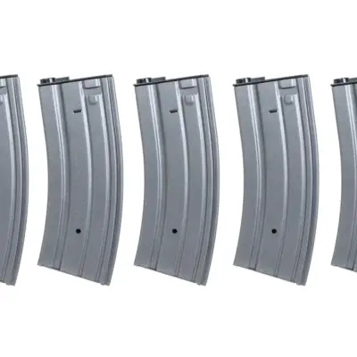 Alternative view of Zestaw 5 sztuk metalowych magazynków low-cap 70 kulek Specna Arms Szary