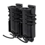 asgbox.pl - Ładownica na 2 magazynki 9mm Wosport Urban Assault Quick Pull Czarny