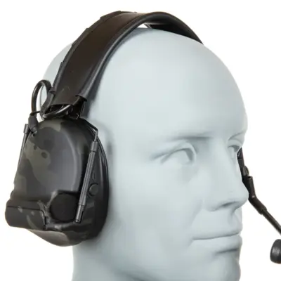 Alternative view of Taktyczny zestaw słuchawkowy Wosport C5 HD-14-A MC Black