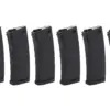 asgbox.pl - Zestaw 6 magazynków Mid-cap KWA na 120 kulek do replik M4/M16 Czarny