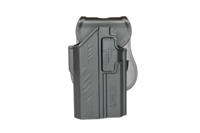 asgbox.pl - Kabura R-Defender GEN.2 do Glock 17 z latarką - Czarna