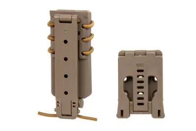 asgbox.pl - Ładownica na magazynek 9mm Wosport Urban Assault Long Quick Pull Tan