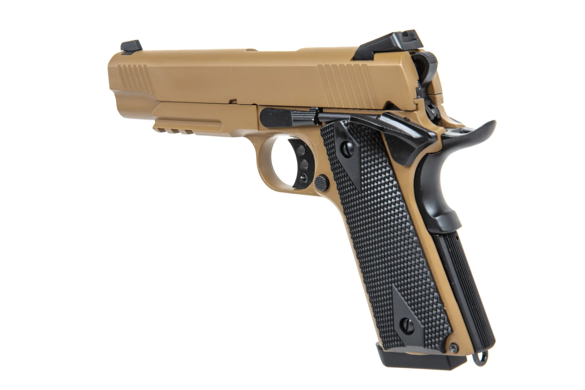 Replika pistoletu Double Bell M1911 302 Tan OD-G-DBY-02-041562-00 asgbox.pl Replika pistoletu Double Bell M1911 302 Tan - obrazek 3