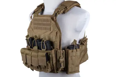 Kamizelka taktyczna Plate Carrier 8944-1 GFC Tactical Tan - obrazek 3