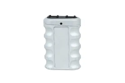 asgbox.pl - Kątowy chwyt przedni JJ Airsoft JA-1393 na szynę M-LOK/Keymod (aluminium) Srebrny