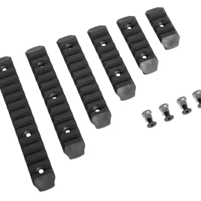 asgbox.pl - Zestaw 6 polimerowych szyn RIS na KeyMod Czarny