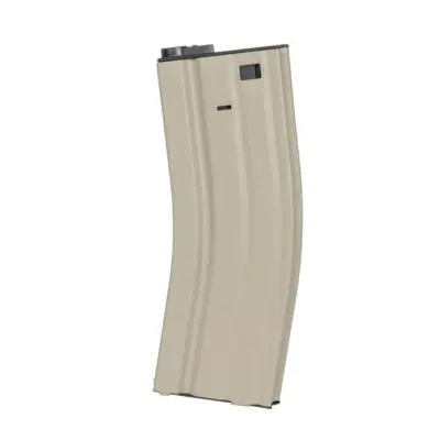 asgbox.pl - Magazynek mid-cap 120 kulek do replik M4 / M16 - tan