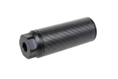 asgbox.pl - Karbonowy tłumik dźwięku Silverback Short 14mm CCW Czarny