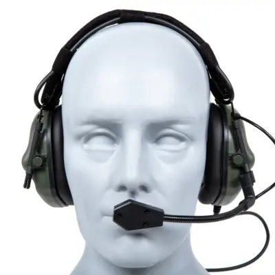 Alternative view of Taktyczne słuchawki Gen. 5 Wosport HD-19 Oliwkowe