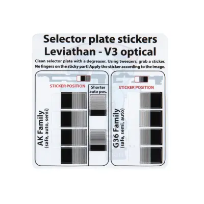 asgbox.pl - Zestaw naklejek selektora do układu ETU Jefftron Leviatan V3 Optical