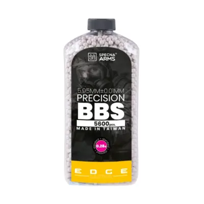 28g Specna Arms EDGE ULTRA™ - 5600 szt - białe - butelka